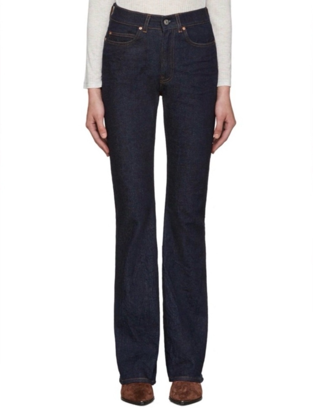 ACNE STUDIOS Lita One Flared Jeans In Blue